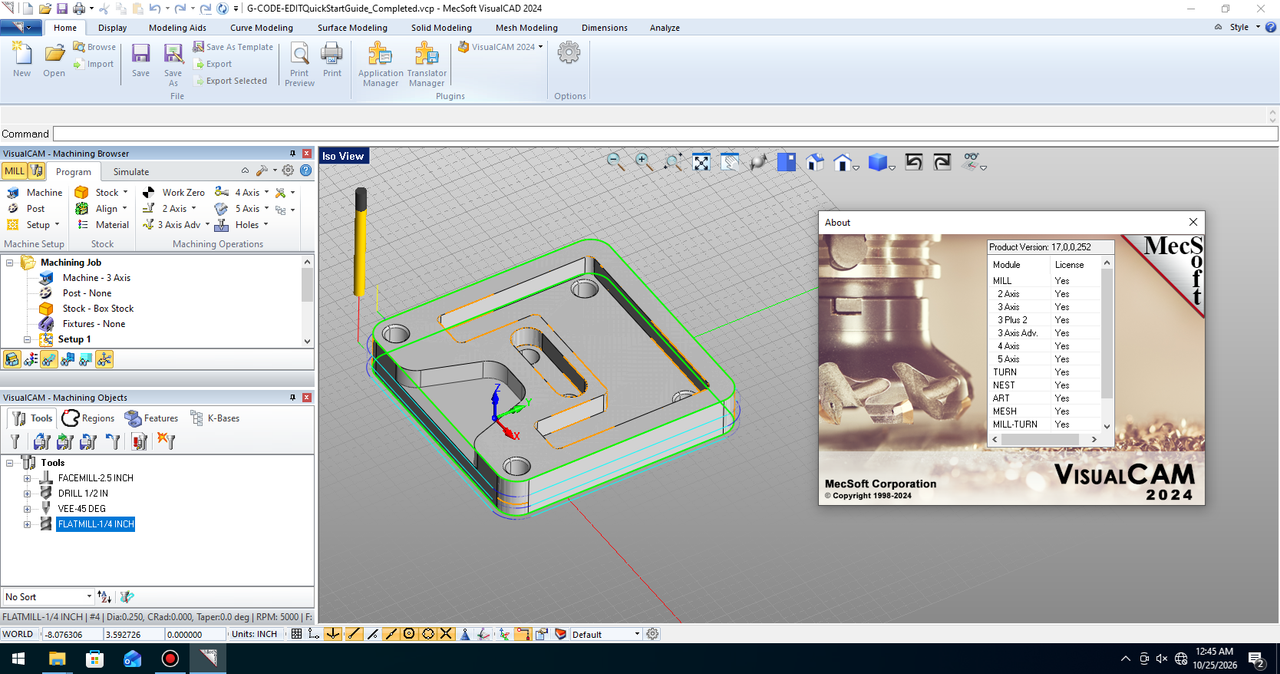 Working with VisualCAM 2024 v17.0.0.252 full activated