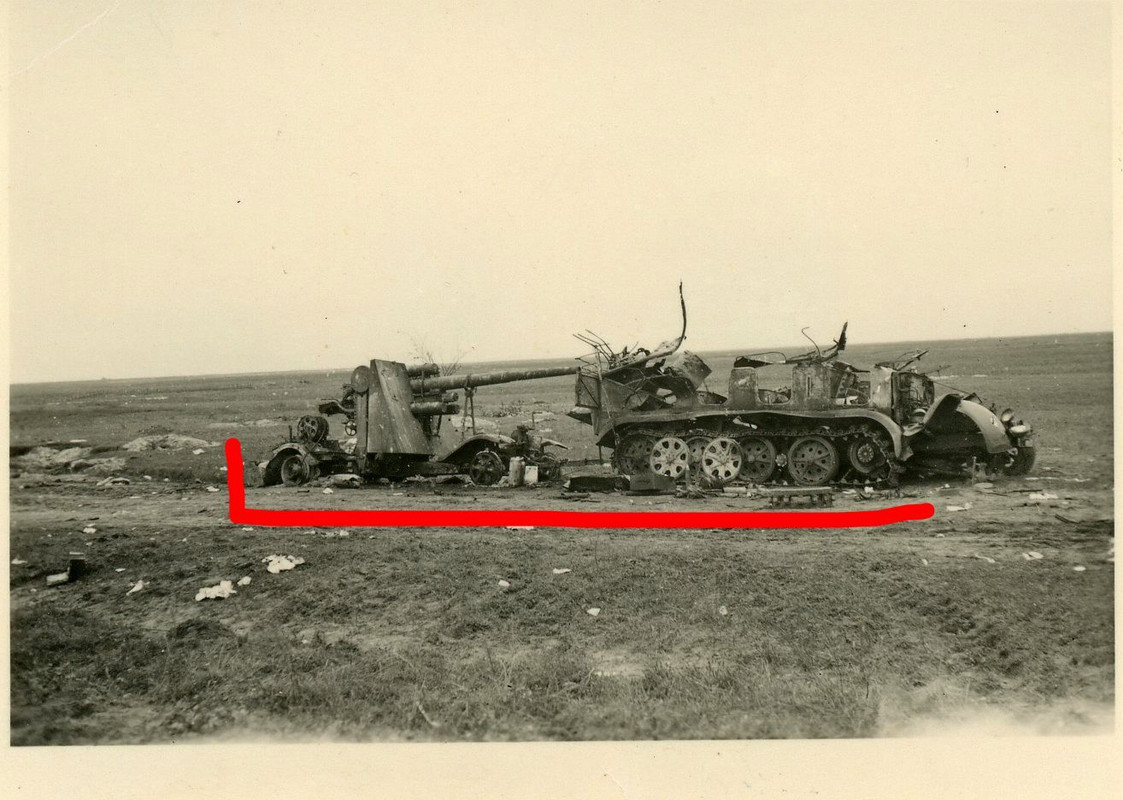 Russland Artillerie Geschütz Haubitze Vormarsch 