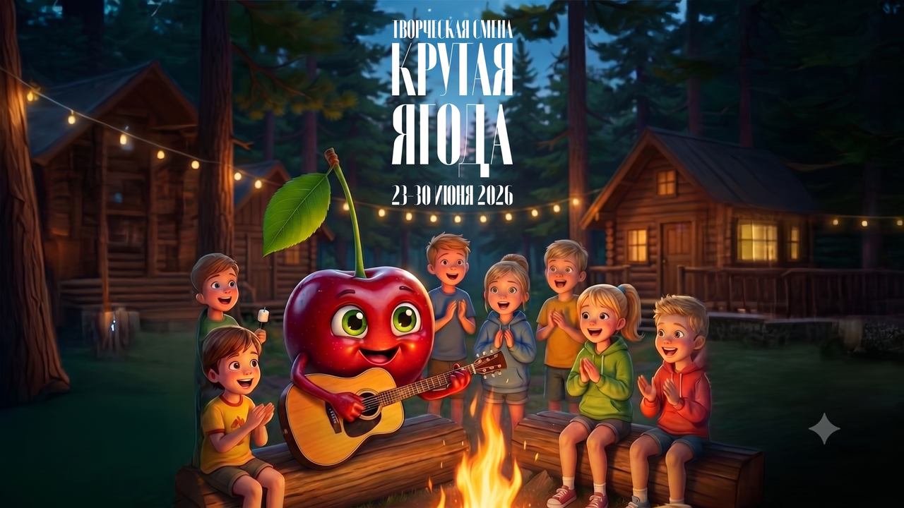 Афиша программы детского лагеря — смена 1
