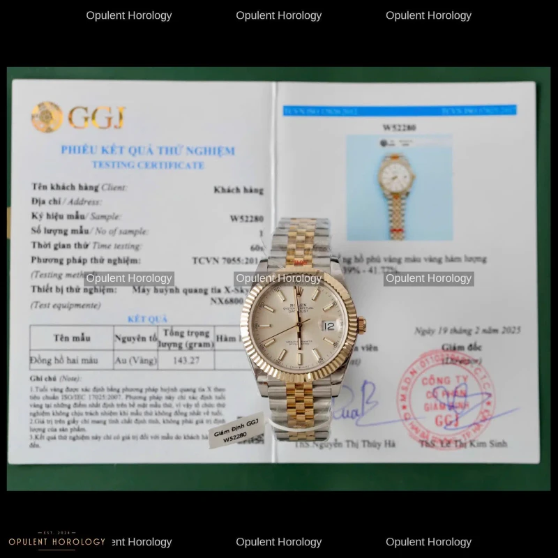 Rolex Datejust Men's Custom 18K Gold Plated Jubilee 41mm - Super Clone