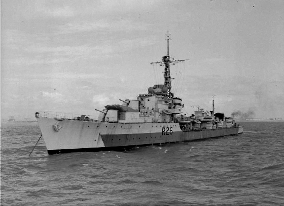 HMS Comet (R.26), 19 сентября 1945
