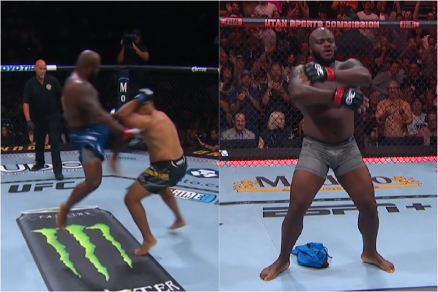 Боец от UFC е с &#039;разбити зъби&#039;, след удар с коляно на Дерик Люис