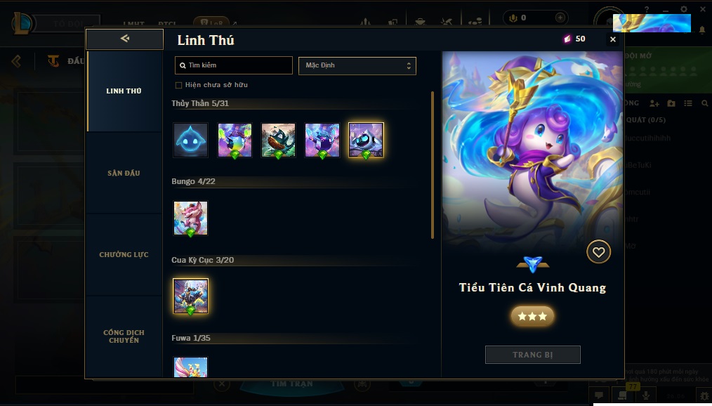 Acc DTCL # - Không Khung