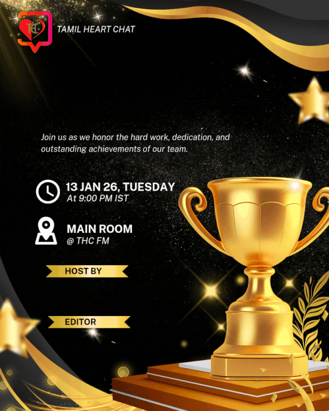 Black and Gold Modern Company Award Ceremony Instagram Post