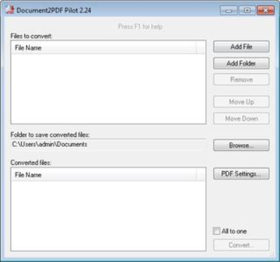 Document2PDF Pilot 2.24