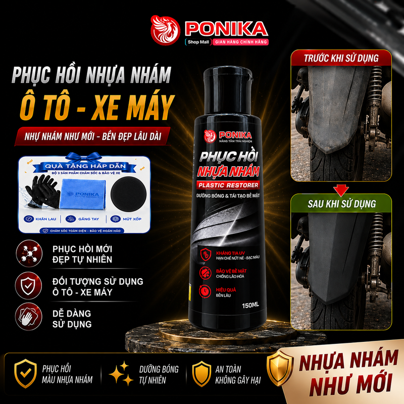 Phục Hồi Nhựa Nhám PONIKA