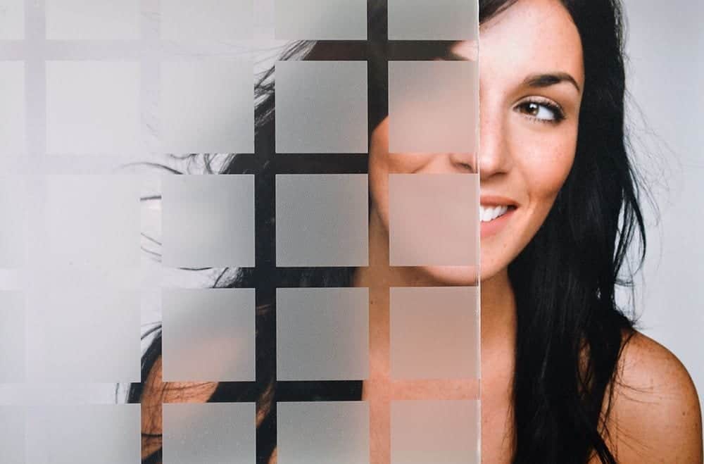 SXC-4410 Glazed squares – Frosted Window Film. Frosted Squares 1 11/16″ separated by 3/8″ clear lines. Ideal for obscuring direct visibility and allows…