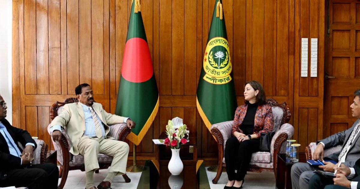 স্পিকারের সঙ্গে ঢাকায় নিযুক্ত সুইডেনের রাষ্ট্রদূতের সাক্ষাৎ