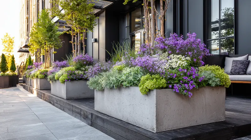 уличные кашпо