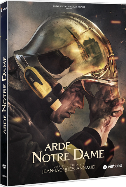 Portada - Arde Notre Dame [DVD9 Full][Pal][Cast/Fra][Sub:Cast][Drama][2022]