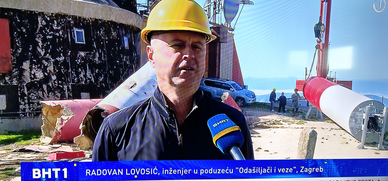 Vlašić dizanje UHF antenskog stuba