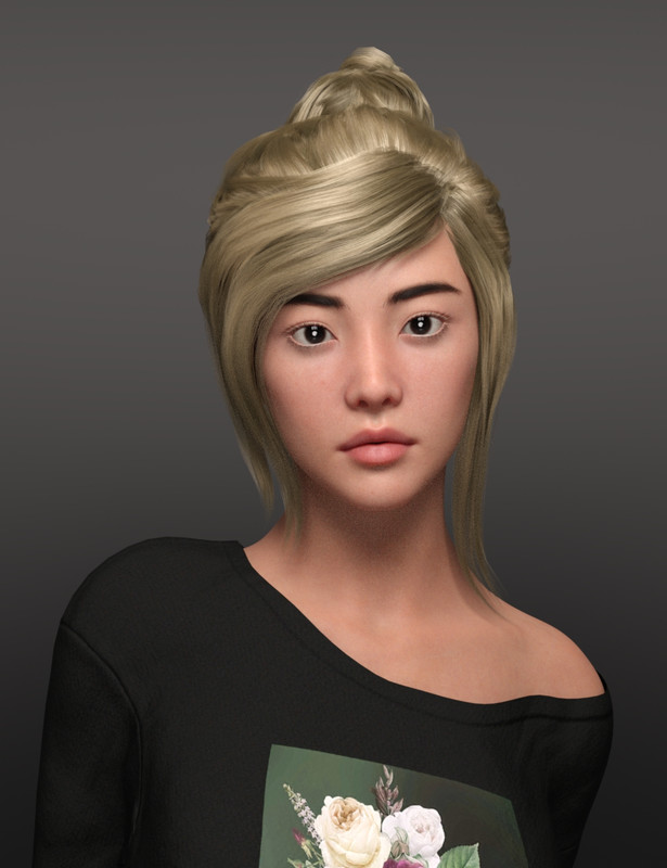 Qili Hair for Genesis 9