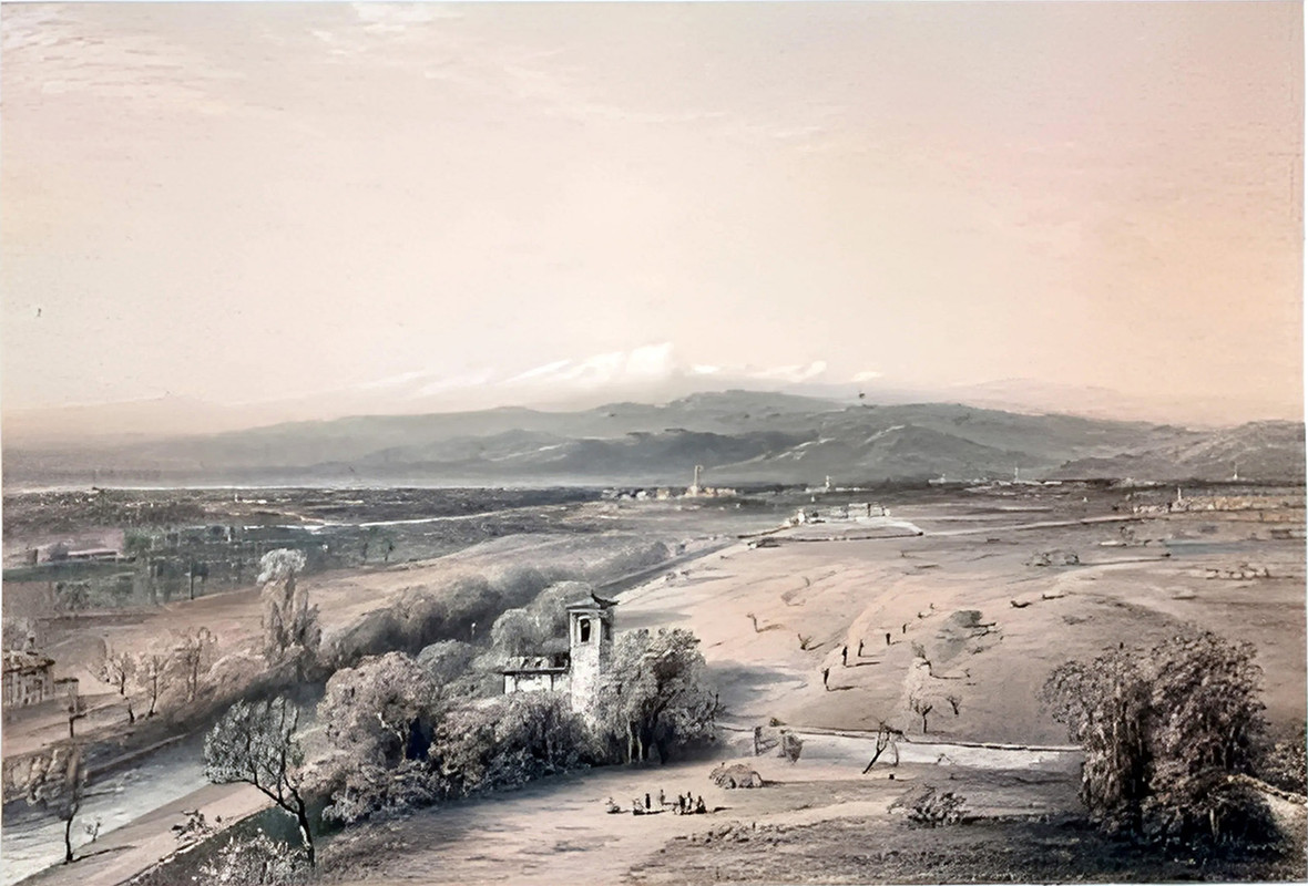 Franco Austriaca Magenta Una Vista General Del Campo De Batalla