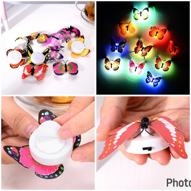 Butterfly LED light stickers