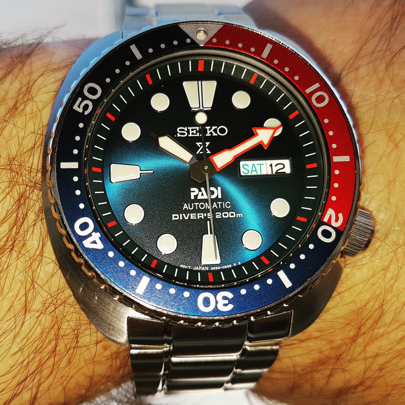 Seiko Prospex SRPA21 'Turtle' PADI Cal. 4R36 Auto 200M (3)