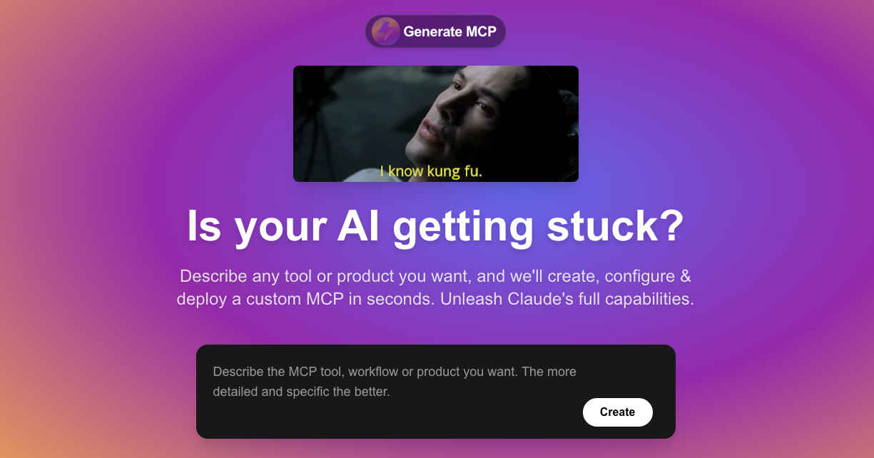 Generate MCP
