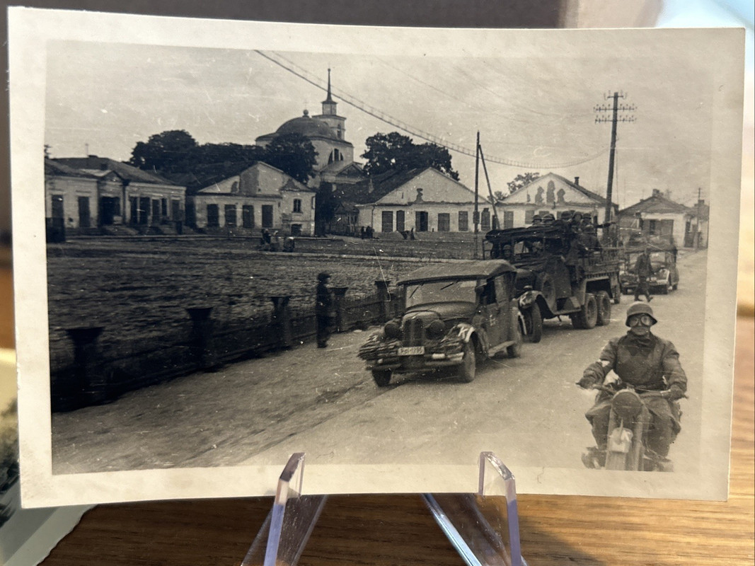 Foto Wk2 Wehrmacht Fahrzeug Lkw Pkw Auto Soldat Front Kampf (1)