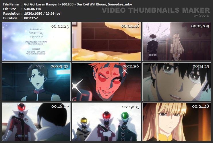 Go! Go! Loser Ranger! - S01E03 - Our Evil Will Bloom, Someday..mkv