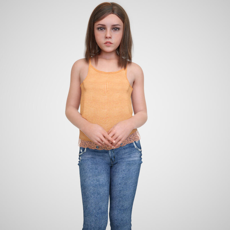 ND Glenda Teen Character for Genesis 8.1 Female