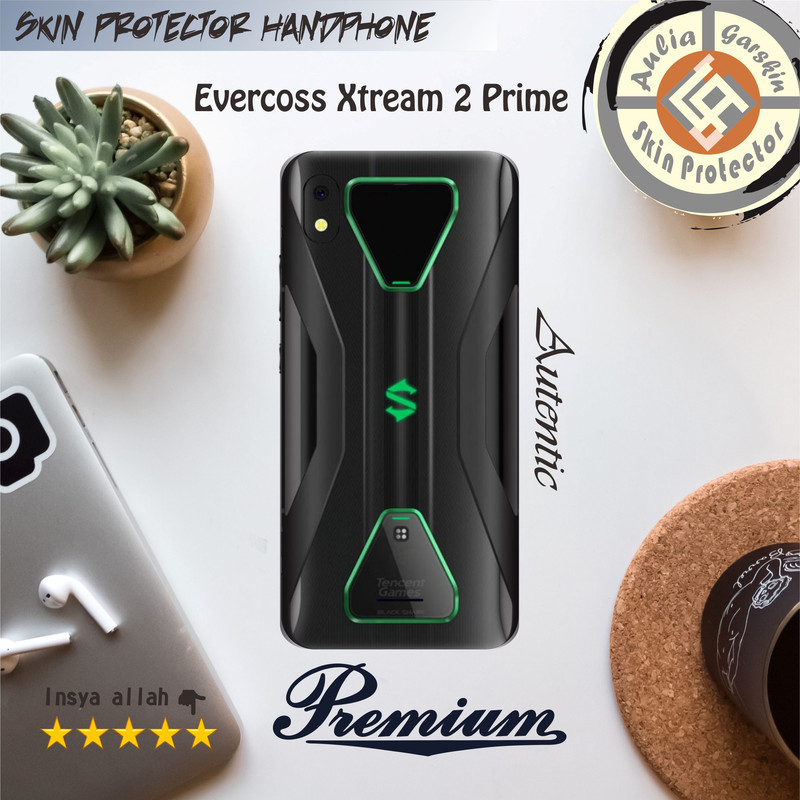 Garskin Hp Evercoss Xtream 2 Prime Motif Shark Black Free Custom Motif Lazada Indonesia