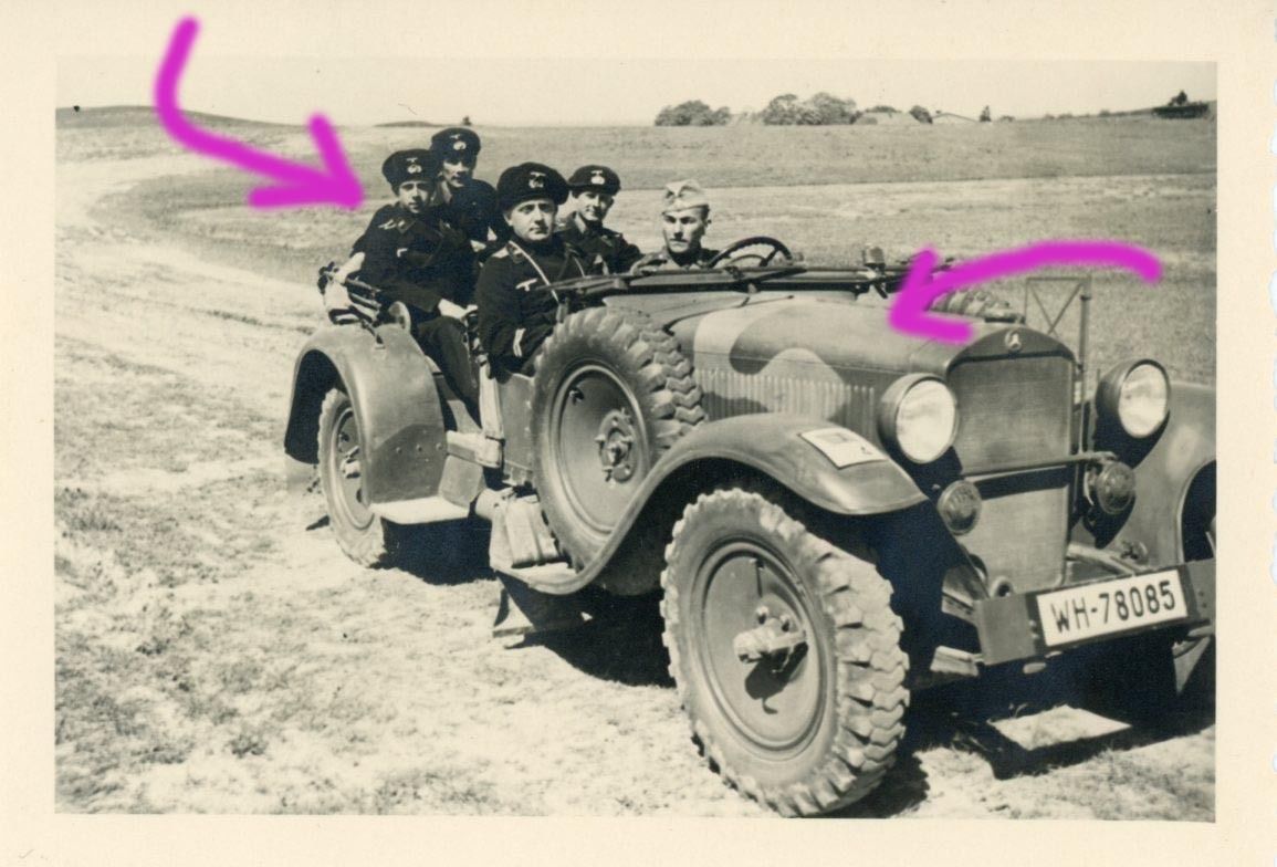 Panzer Wrapper Mercedes Tarn Camo Kübelwagen PKW