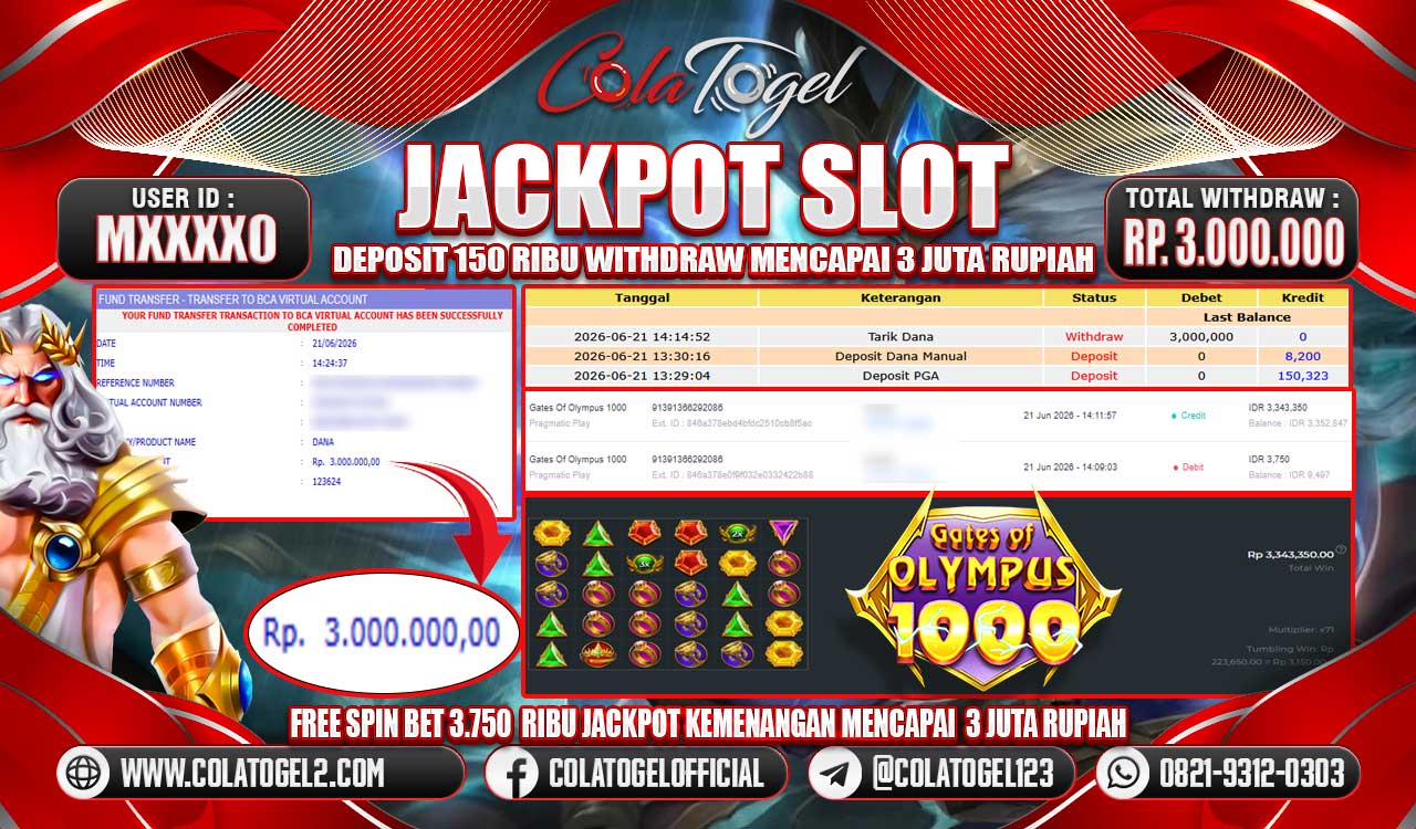 JACKPOT SLOT GACORR!!