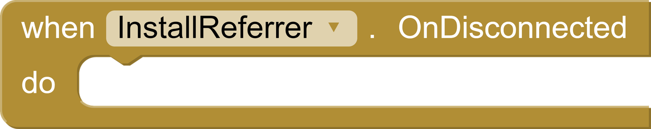 OnDisconnected Block