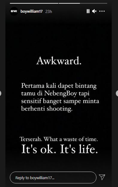 Postingan Boy William