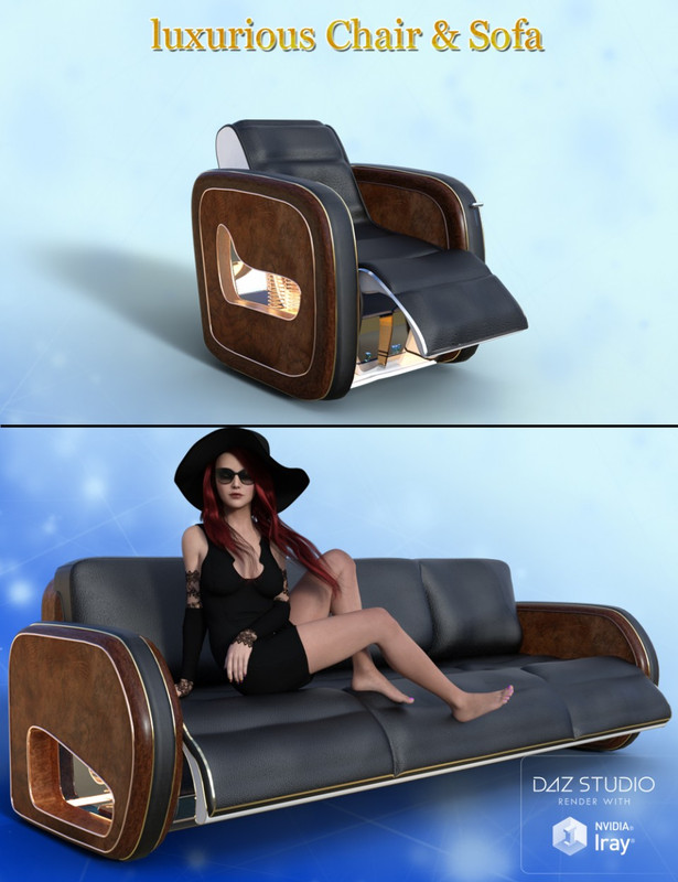 Luxurious Chair and Sofa