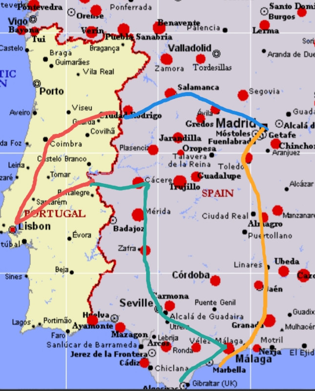 Tour por 3 países en 2 continentes (España-Portugal-Marruecos) - Blogs - Organización (1)