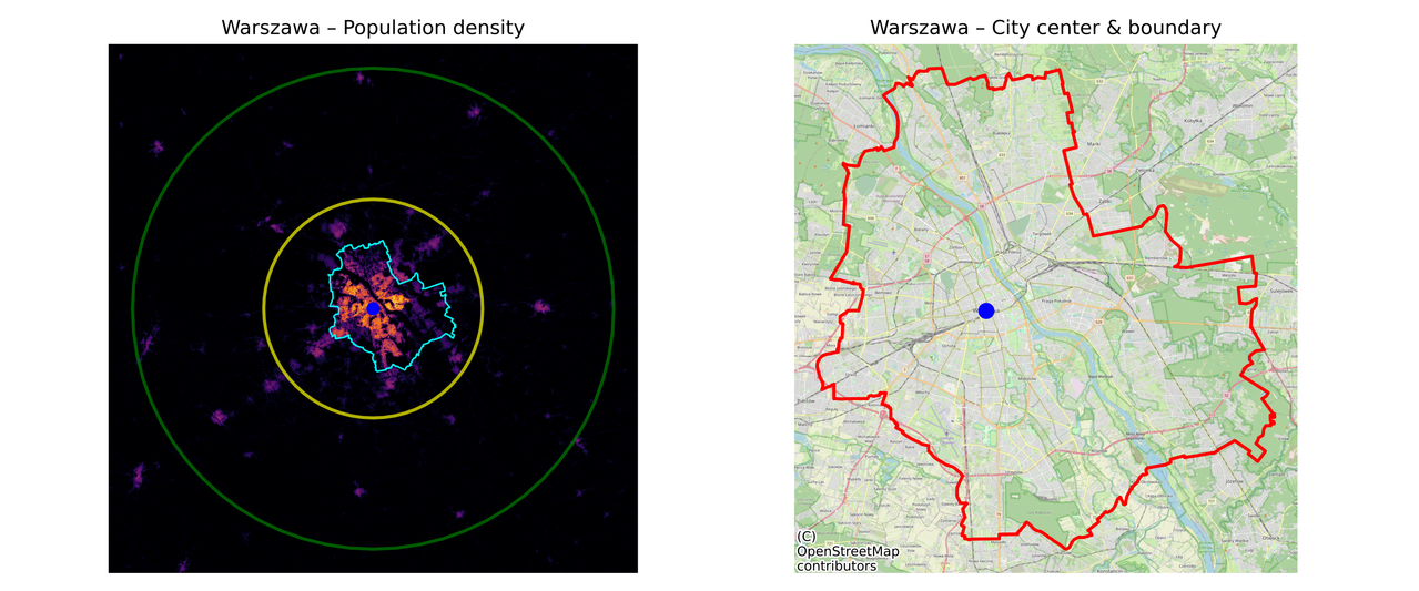 Warszawa maps