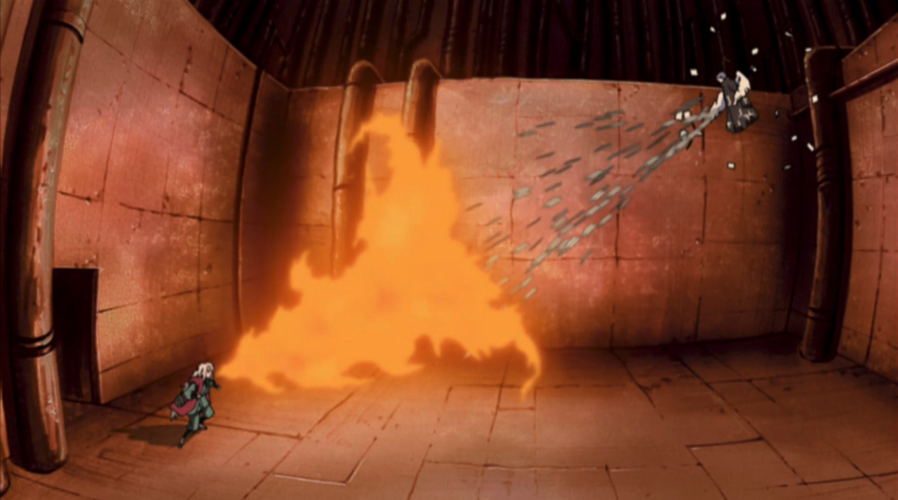Jiraiya vs Kanon di Naruto