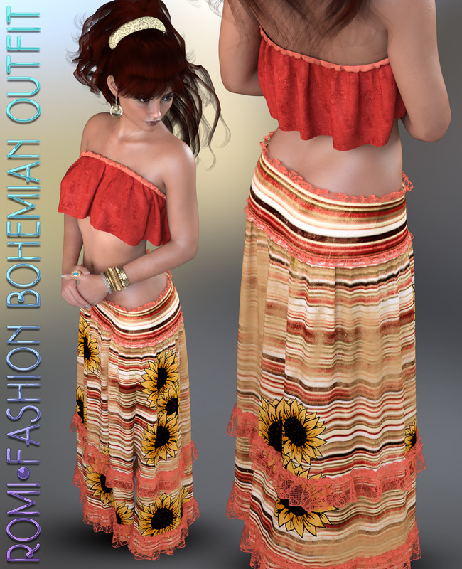 Gypsy skirt 3d cheap