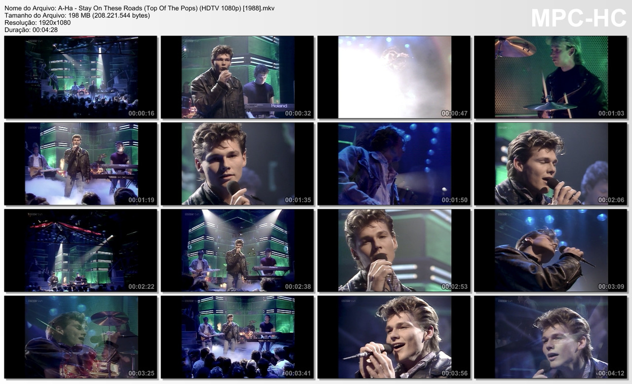 A-Ha - Stay On These Roads (Top of The Pops) (HDTV 1080p) [24.03.1988]