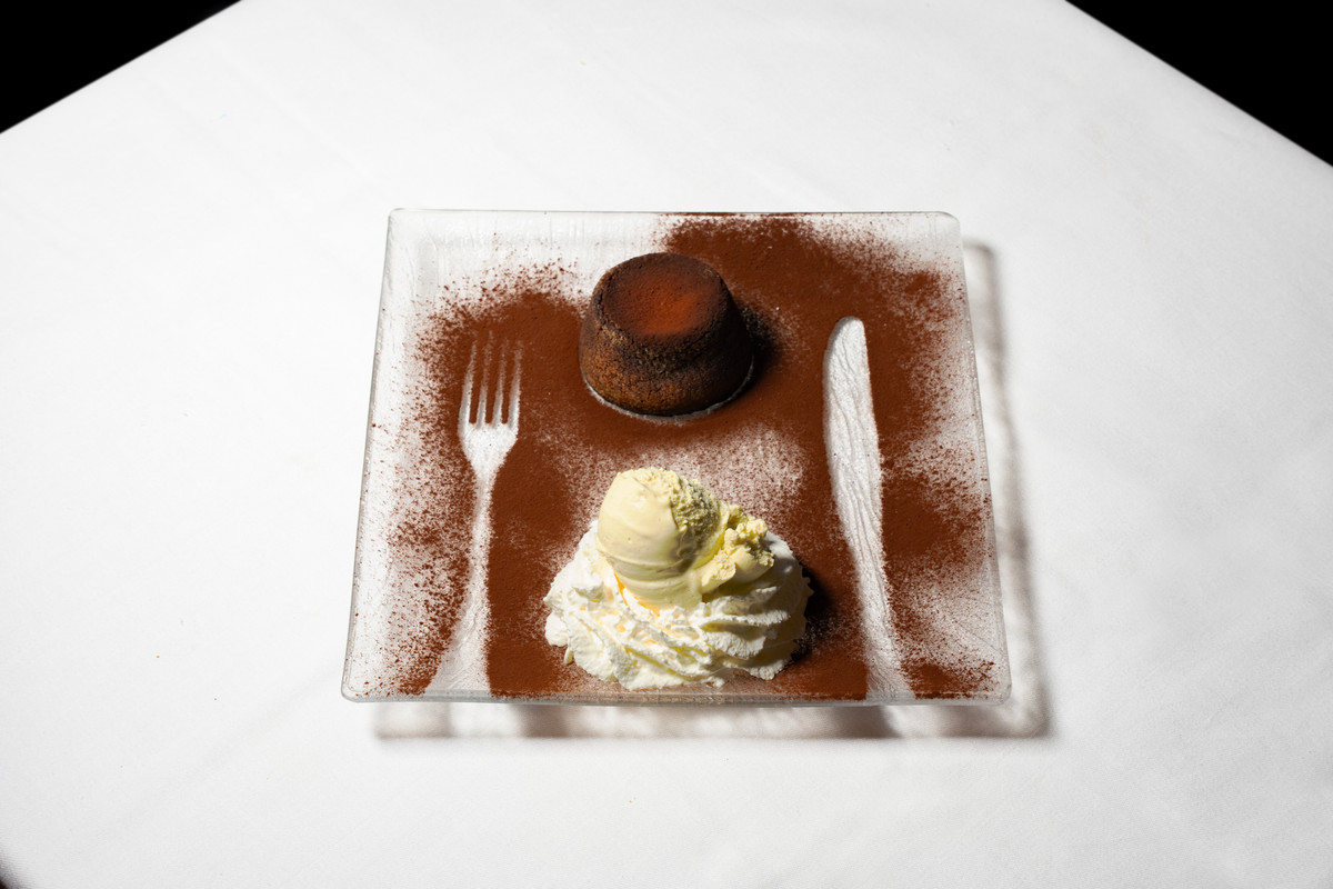 Tortino Bernini al cioccolato caldo