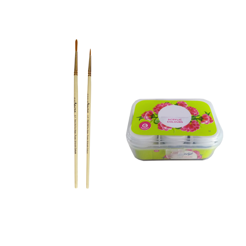 Penkraft Sakhi Art on Scroll DIY Kit | Complete DIY Craft Kit for Beginners & Hobby Artists