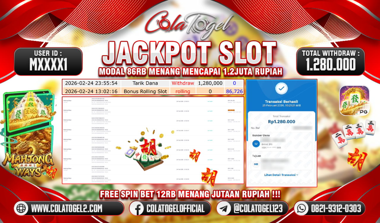 JACKPOT SLOT GACORR!!