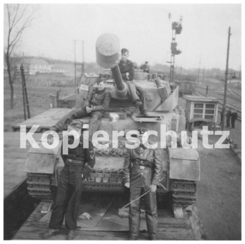 2Wk. Foto Panzer IV Tank Tiger Normandie Pz. Reg
