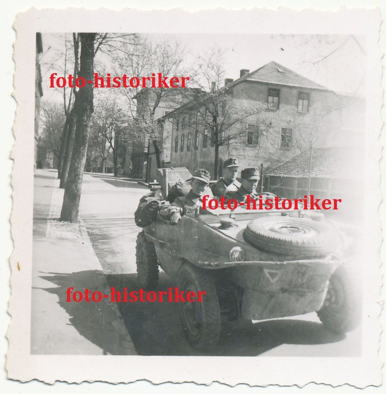 Gebirgsjäger GJ in VW Typ 166 Schwimmwagen Kennu