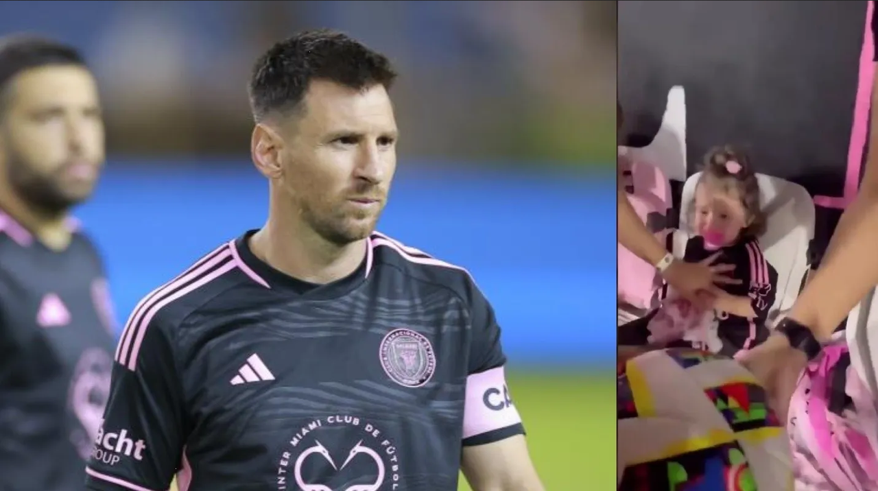 Así reaccionó el padre de la niña que recibió un balonazo de Messi