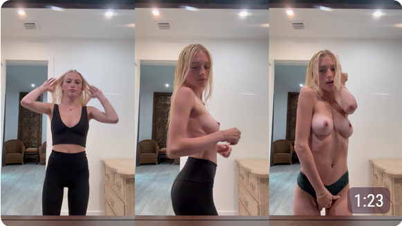 OnlyFans – Its Kayle Marie Strips Her Clothes