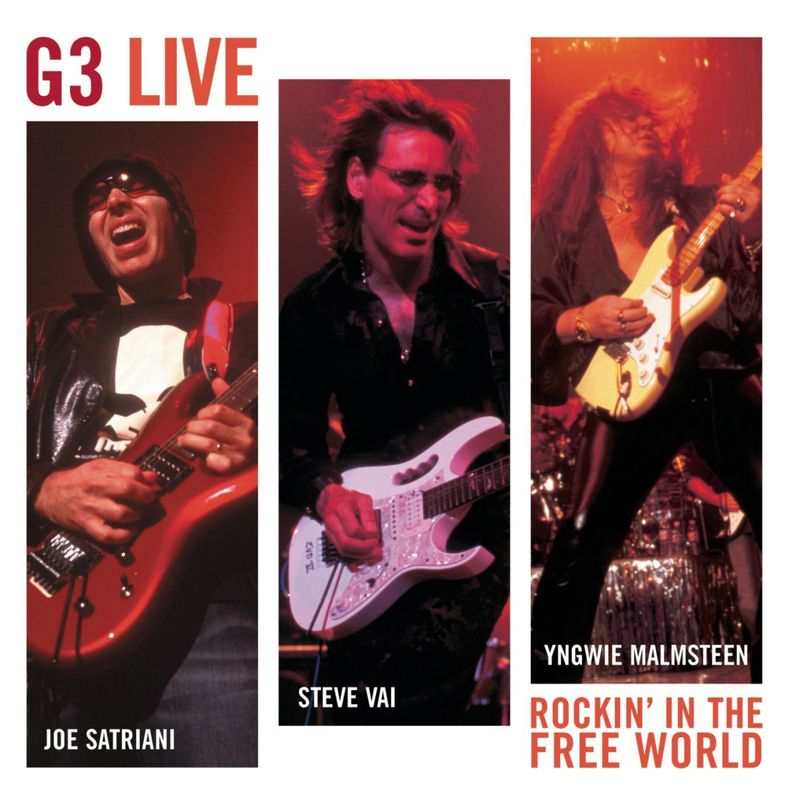 Joe Satriani, Steve Vai, Yngwie Malmsteen - G3 Live  Rockin' in the Free World (Album, Epic, 2001) mp3 320 Kbps