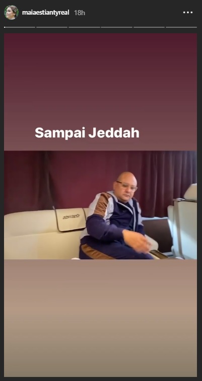 Maia Estianty dan Irwan Mussry tiba di Jeddah