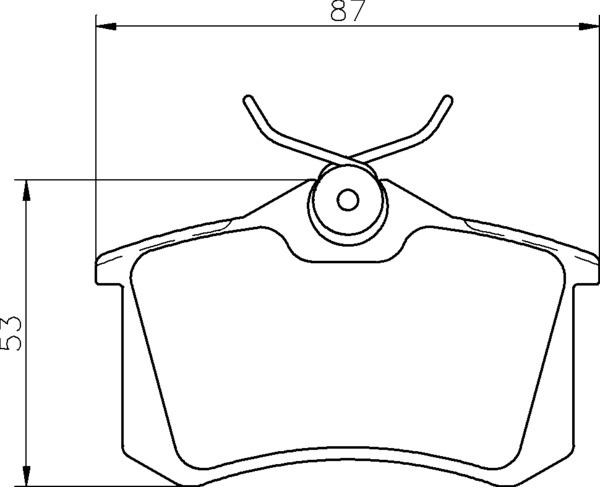 Ceramic Rear Brake Pad Set Ceramic Rear Brake Pad Set