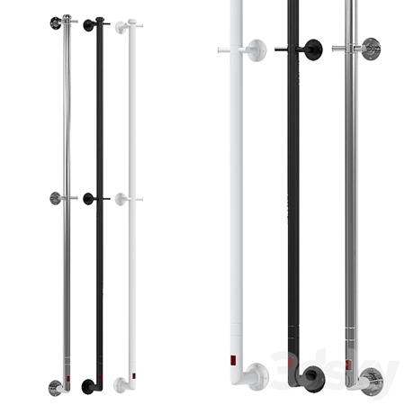 Electric heated towel rail Margaroli Arcobaleno 616CRB-1650 chrome