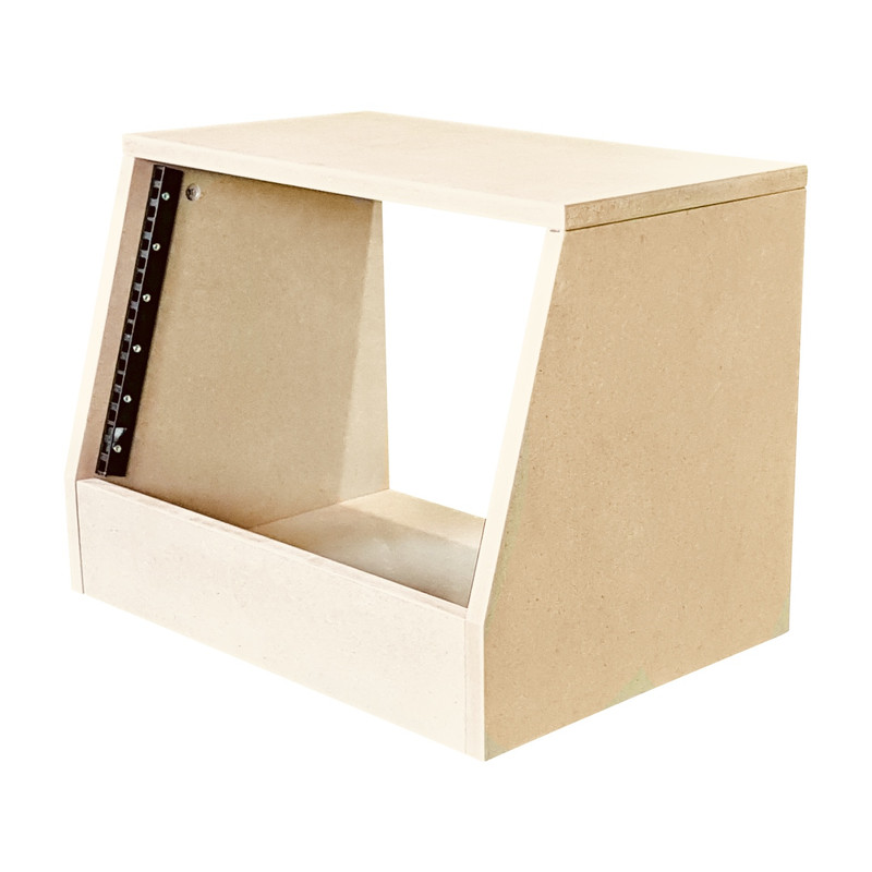 6U 19 inch Angled Rack Pod Recording Studio Furniture Studio Desks