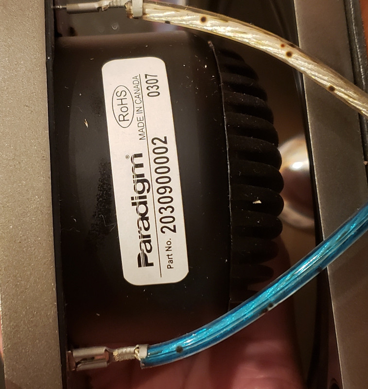 paradigm tweeter replacement parts