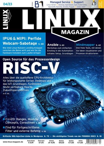 Cover: Linux-Magazin No 04 April 2023