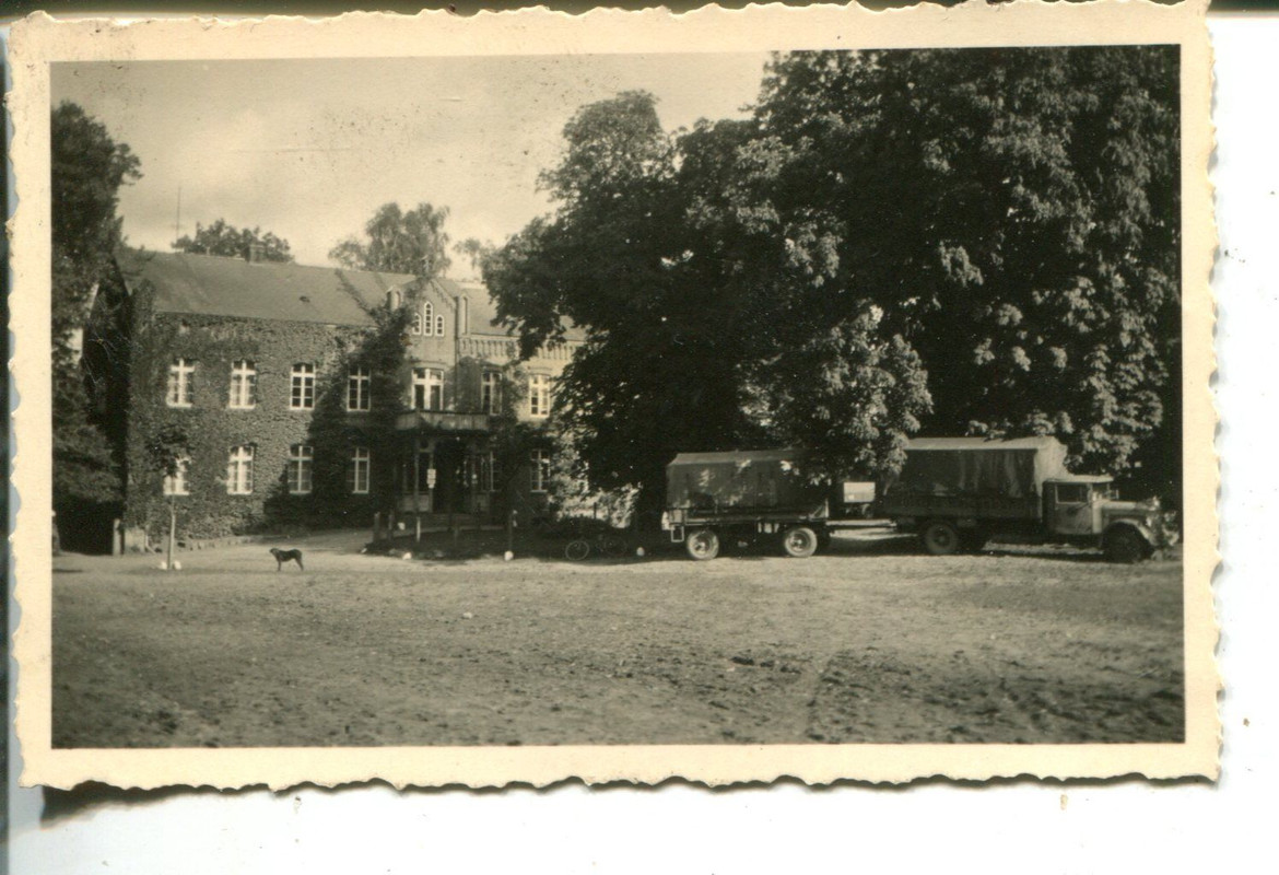 Orig.Foto LKW Wehrmacht mit Anhänger WW2