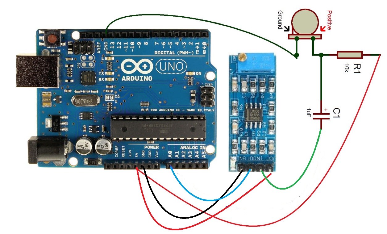 LM358 Amplifier Circuit Example